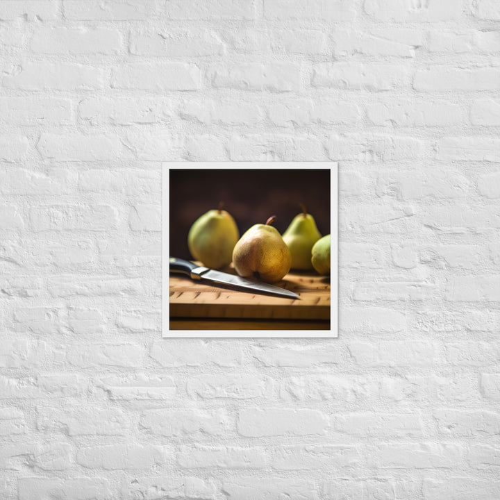 Asian Pears Framed poster 🤤 from Yumify.AI