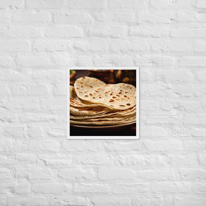 Chapati Framed poster 🤤 from Yumify.AI