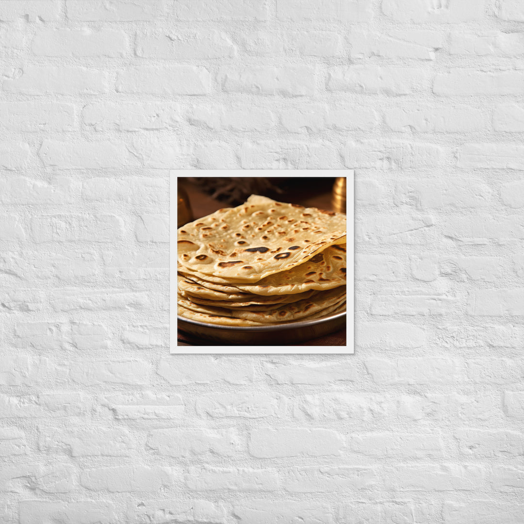 Chapati Framed poster 🤤 from Yumify.AI