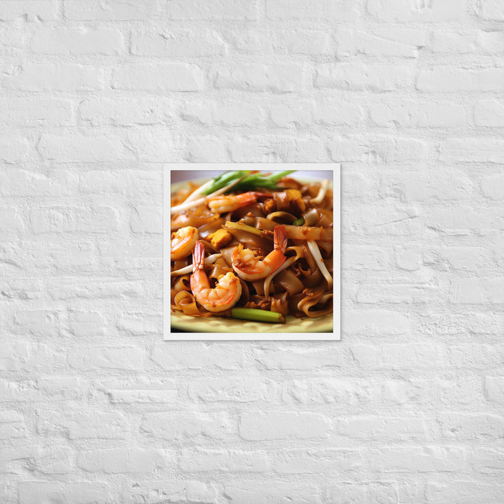 Char Kway Teow Framed poster 🤤 from Yumify.AI