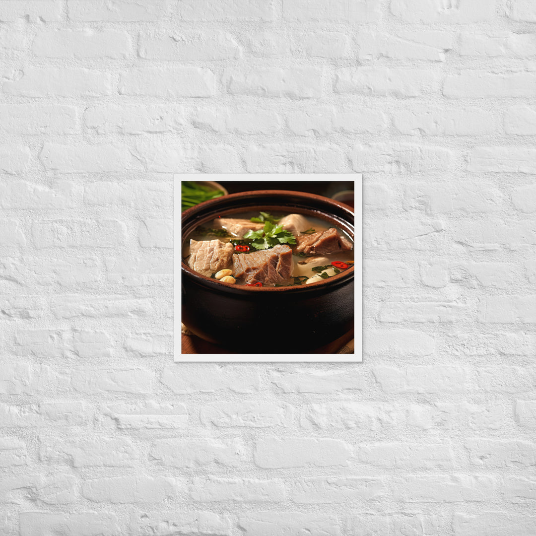 Bak Kut Teh Framed poster 🤤 from Yumify.AI