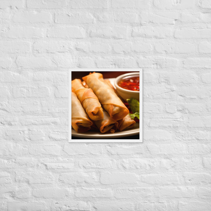 Lumpia Framed poster 🤤 from Yumify.AI