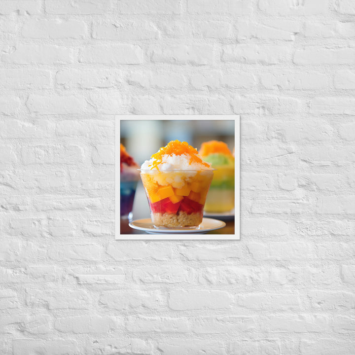 Halo Halo Framed poster 🤤 from Yumify.AI