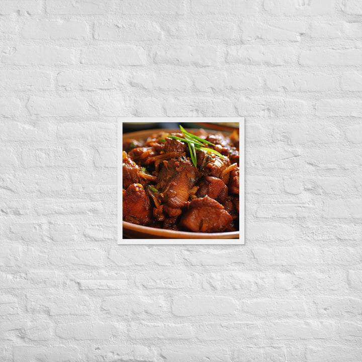 Adobo Framed poster 🤤 from Yumify.AI