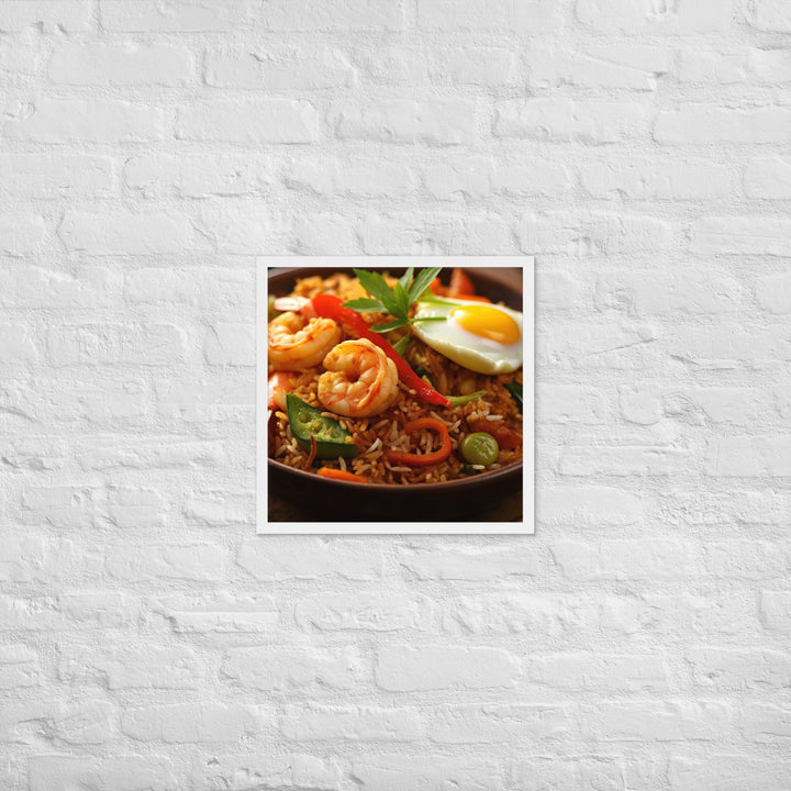 Nasi Goreng Framed poster 🤤 from Yumify.AI