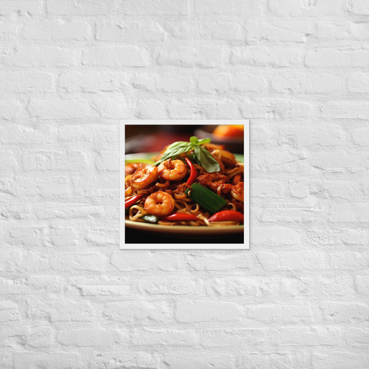 Mee Goreng Framed poster 🤤 from Yumify.AI