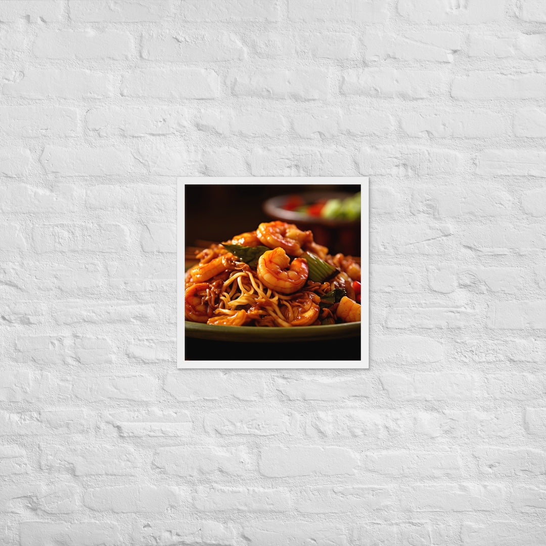 Mee Goreng Framed poster 🤤 from Yumify.AI