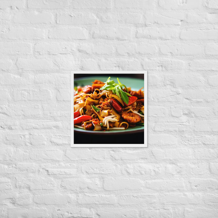 Char Kway Teow Framed poster 🤤 from Yumify.AI