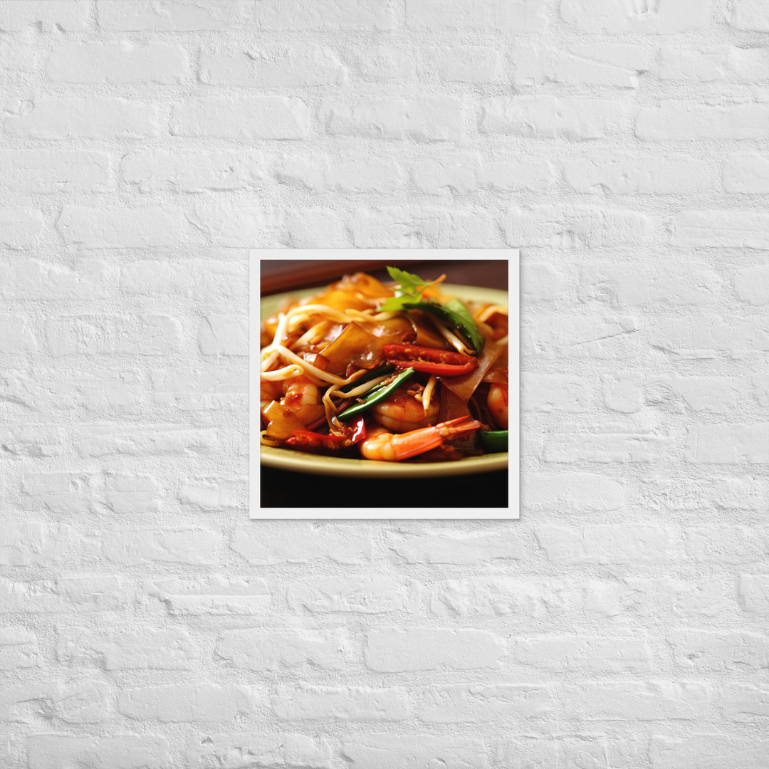 Char Kway Teow Framed poster 🤤 from Yumify.AI