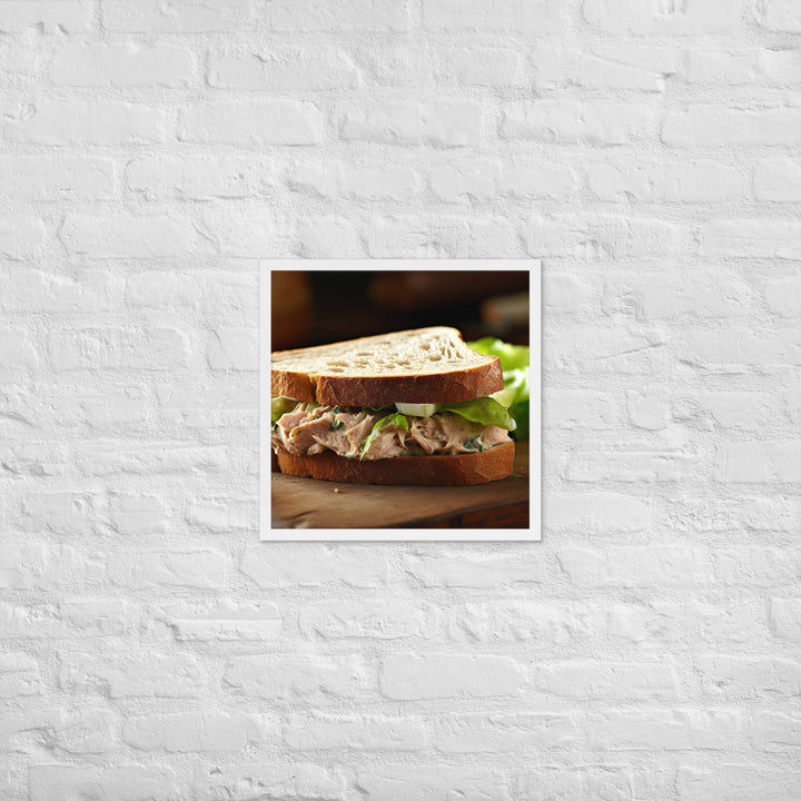 Tuna Salad Sandwich Framed poster 🤤 from Yumify.AI