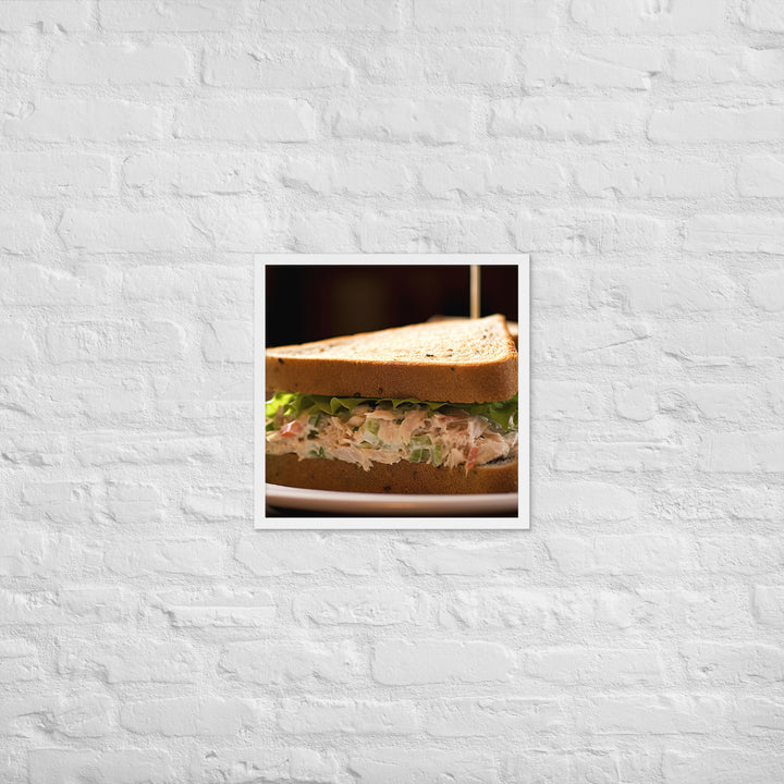 Tuna Salad Sandwich Framed poster 🤤 from Yumify.AI