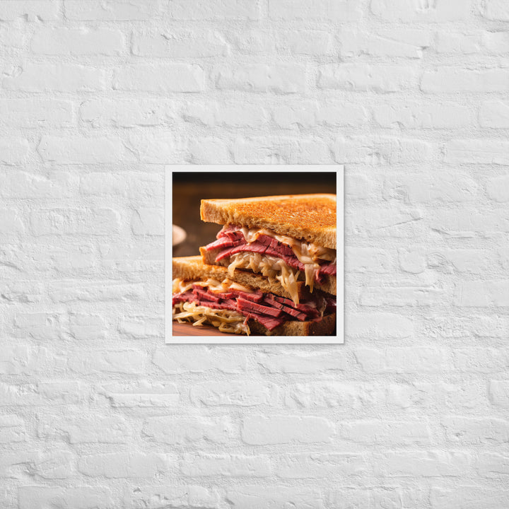 Reuben Sandwich Framed poster 🤤 from Yumify.AI