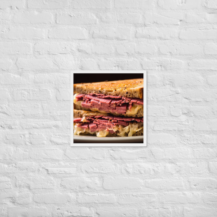 Reuben Sandwich Framed poster 🤤 from Yumify.AI