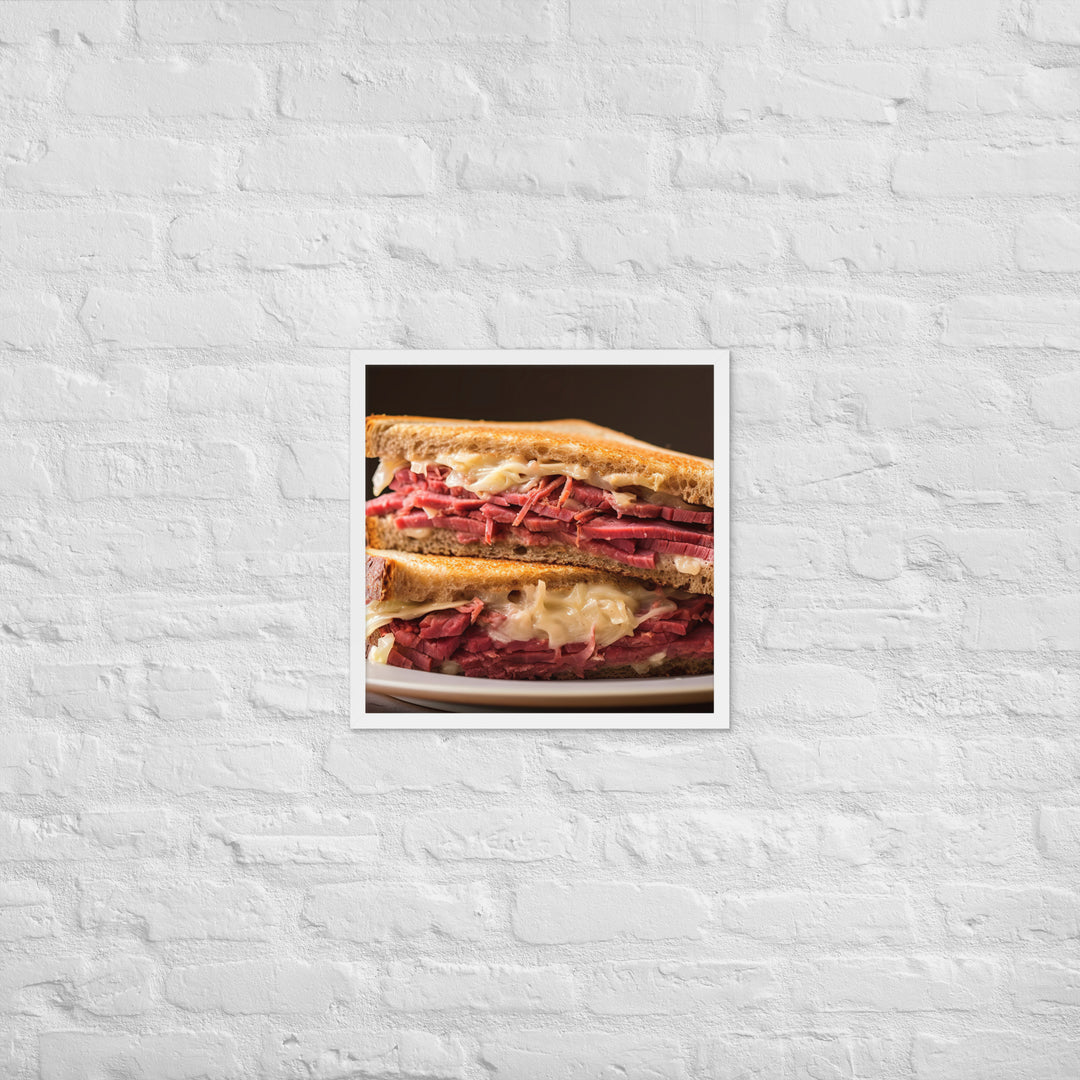 Reuben Sandwich Framed poster 🤤 from Yumify.AI