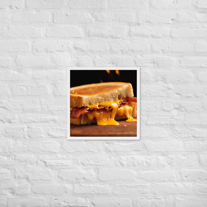 Grilled Cheese Sandwich Framed poster 🤤 from Yumify.AI