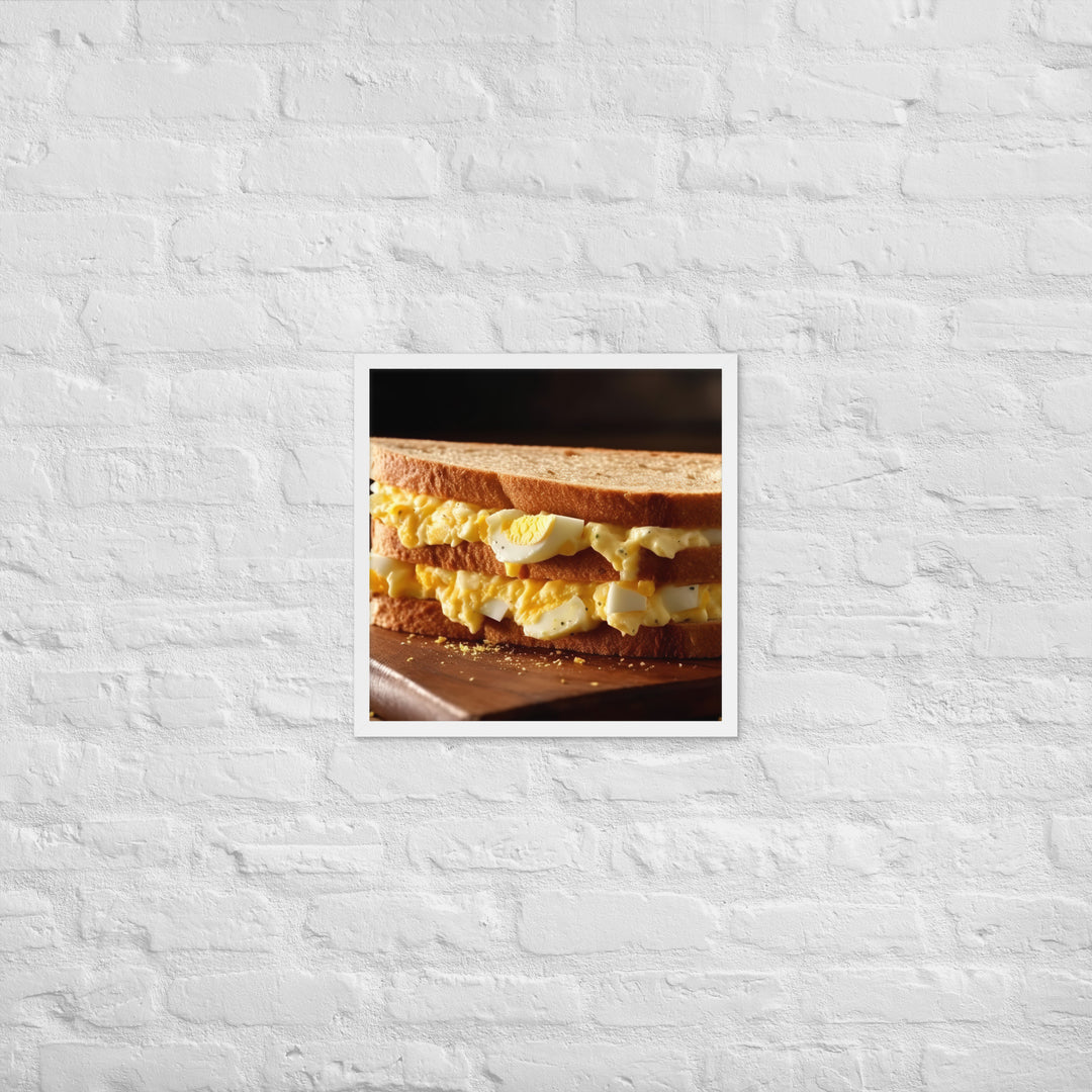 Egg Salad Sandwich Framed poster 🤤 from Yumify.AI