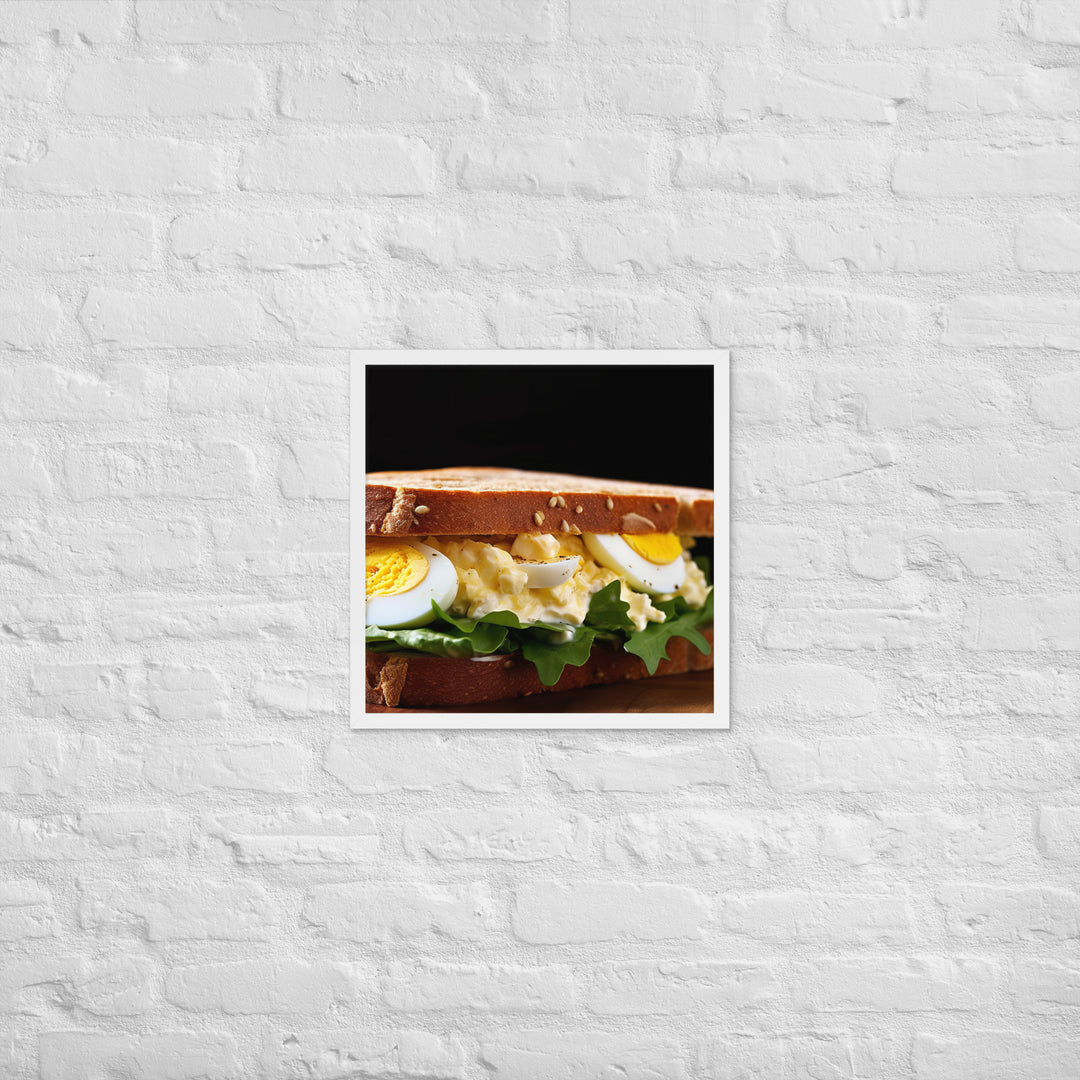 Egg Salad Sandwich Framed poster 🤤 from Yumify.AI