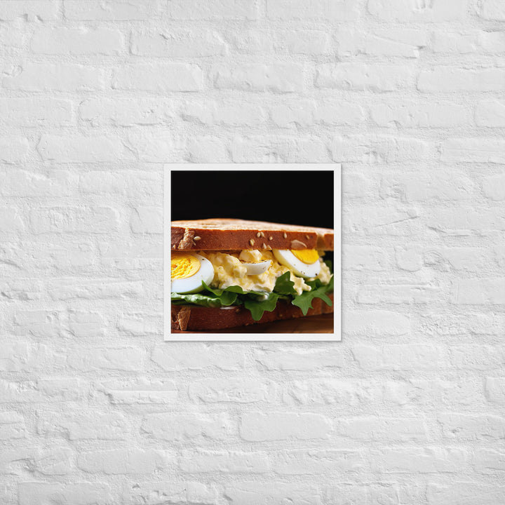 Egg Salad Sandwich Framed poster 🤤 from Yumify.AI