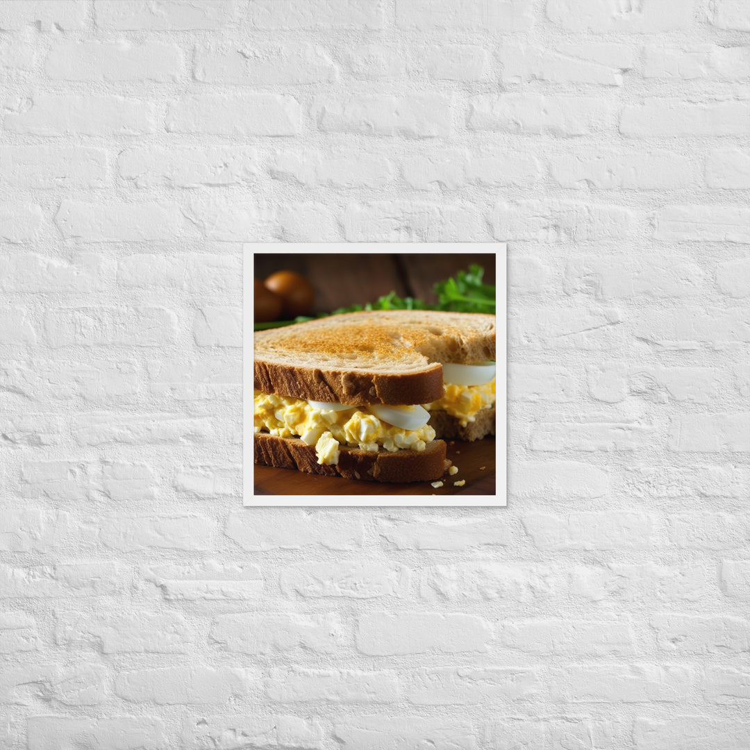 Egg Salad Sandwich Framed poster 🤤 from Yumify.AI