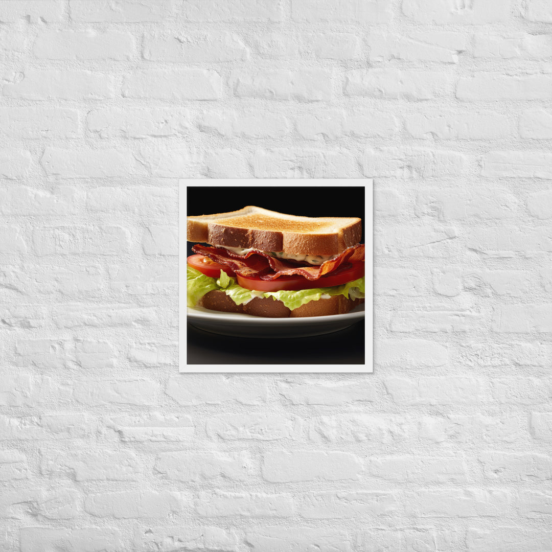 BLT Sandwich Framed poster 🤤 from Yumify.AI