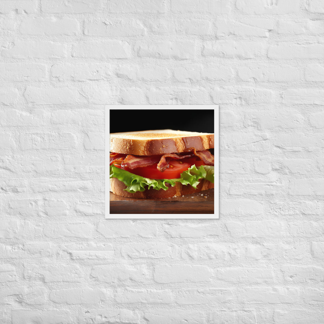 BLT Sandwich Framed poster 🤤 from Yumify.AI