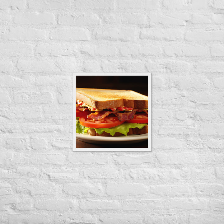 BLT Sandwich Framed poster 🤤 from Yumify.AI