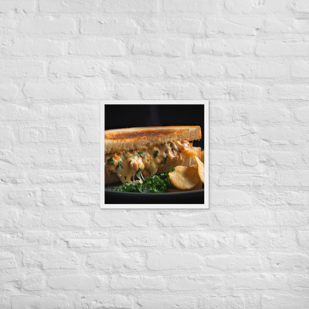 Toasty Tuna Melt Framed poster 🤤 from Yumify.AI