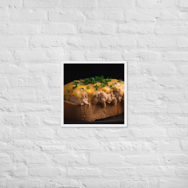 Toasty Tuna Melt Framed poster 🤤 from Yumify.AI