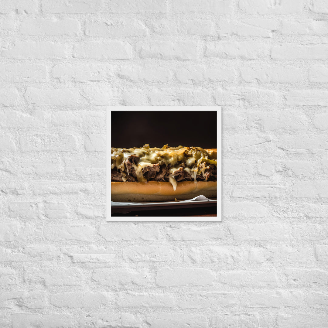 The Ultimate Philly Cheesesteak Framed poster 🤤 from Yumify.AI