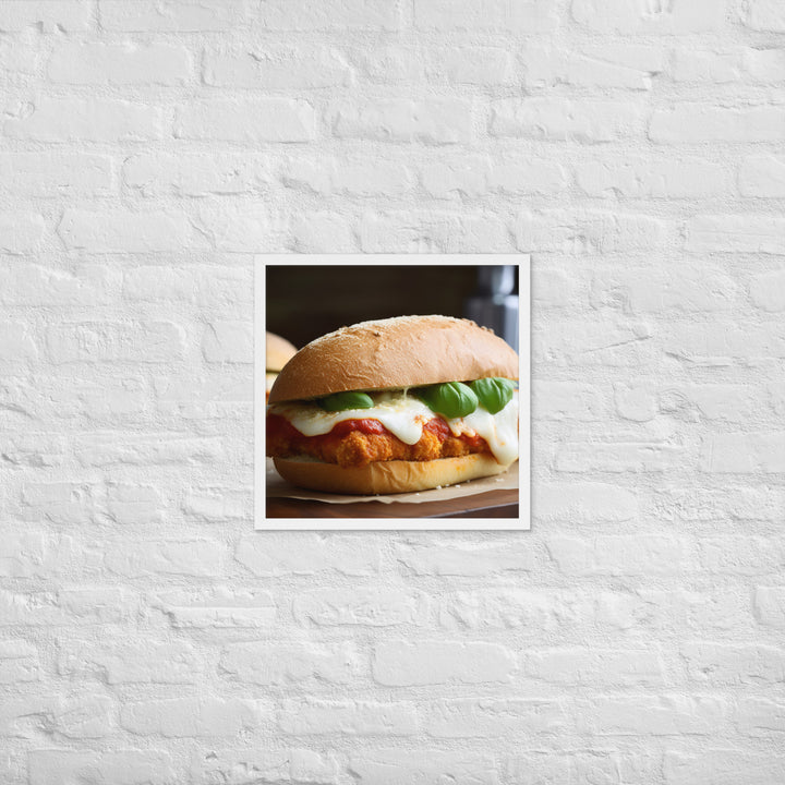 Classic Chicken Parmesan Hero Framed poster 🤤 from Yumify.AI