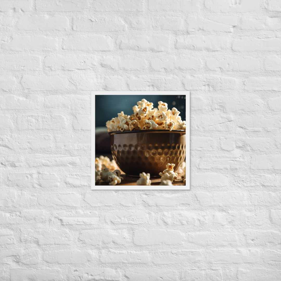 Kettle Corn Framed poster 🤤 from Yumify.AI