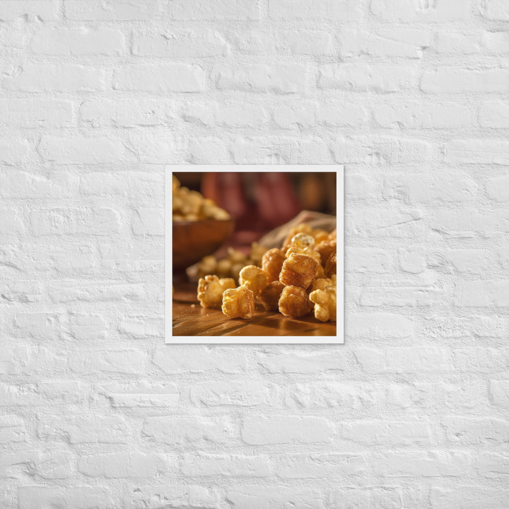 Cinnamon Sugar Popcorn Framed poster 🤤 from Yumify.AI