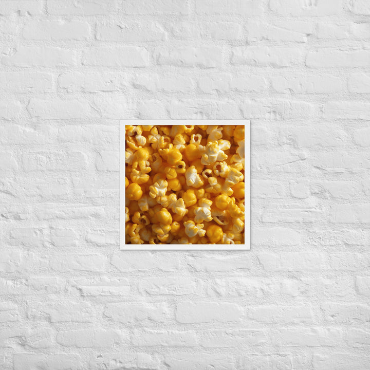 Cheese Popcorn Framed poster 🤤 from Yumify.AI