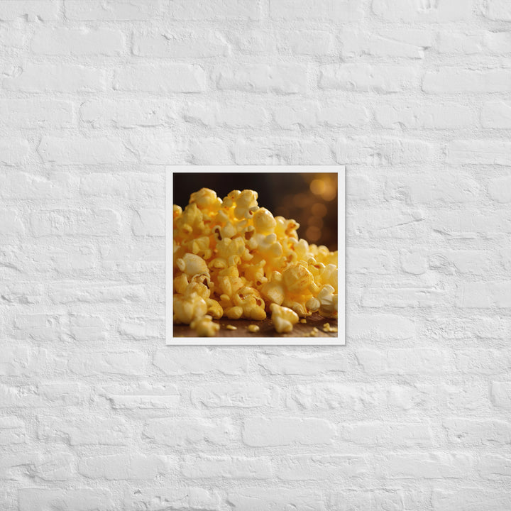 Cheese Popcorn Framed poster 🤤 from Yumify.AI