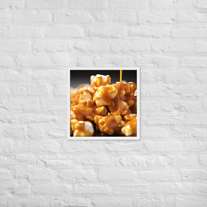 Caramel Popcorn Framed poster 🤤 from Yumify.AI