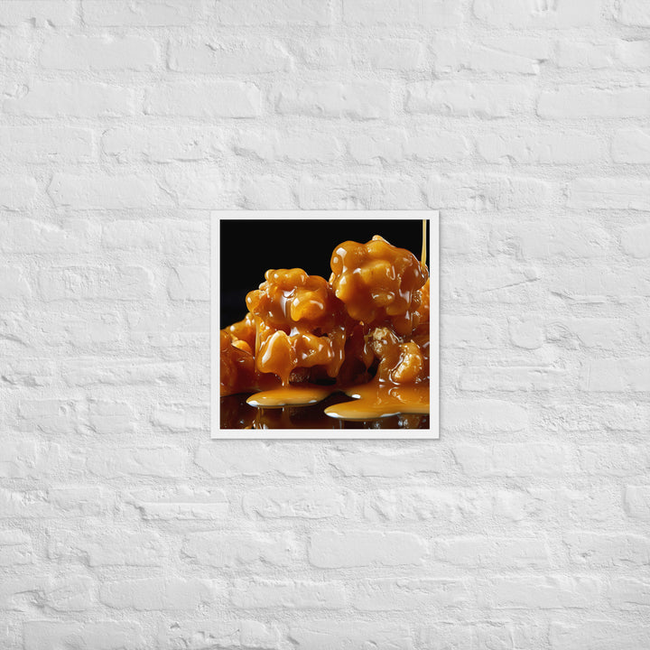 Caramel Popcorn Framed poster 🤤 from Yumify.AI