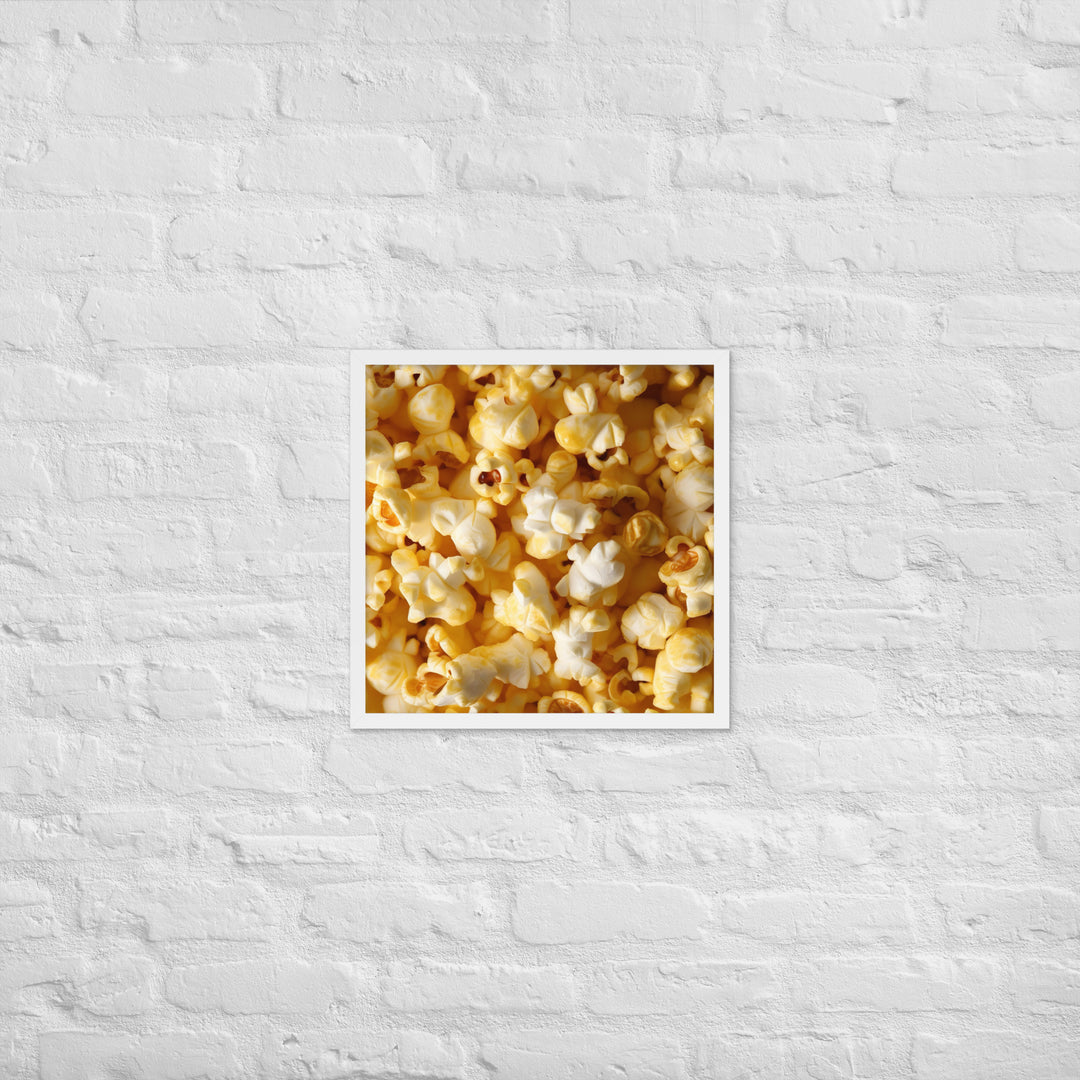 Buttered Popcorn Framed poster 🤤 from Yumify.AI