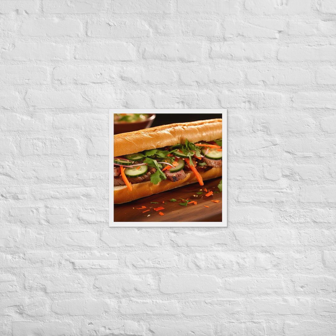 Banh Mi Framed poster 🤤 from Yumify.AI