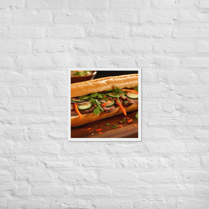 Banh Mi Framed poster 🤤 from Yumify.AI