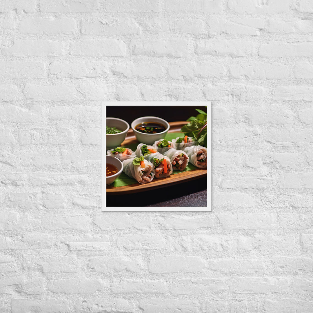 Banh Cuon Framed poster 🤤 from Yumify.AI