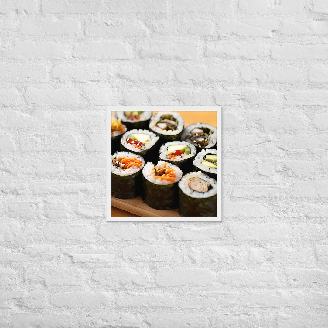 Kimbap Framed poster 🤤 from Yumify.AI