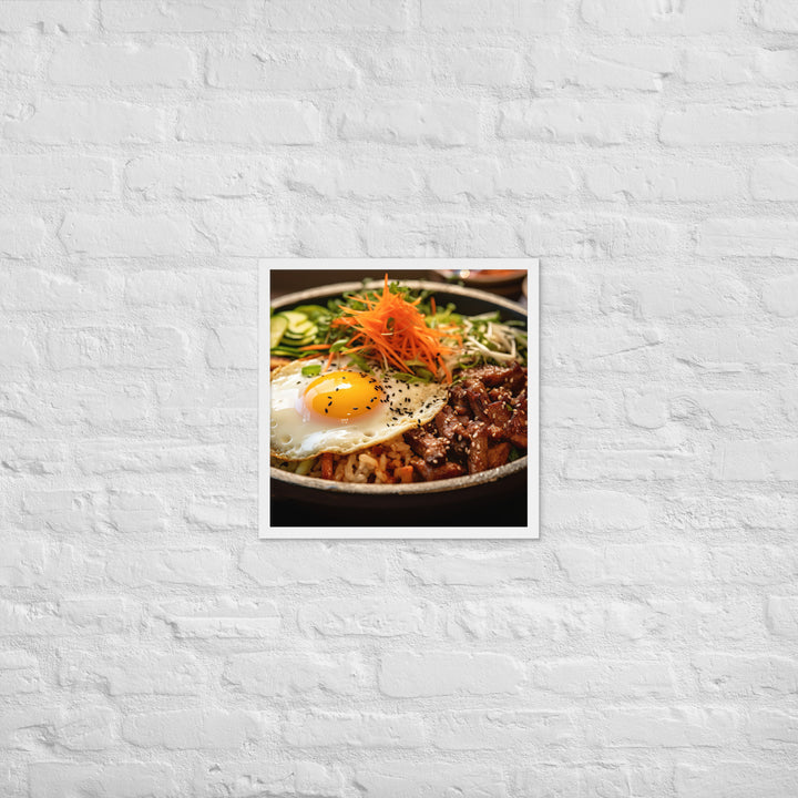 Bibimbap Framed poster 🤤 from Yumify.AI