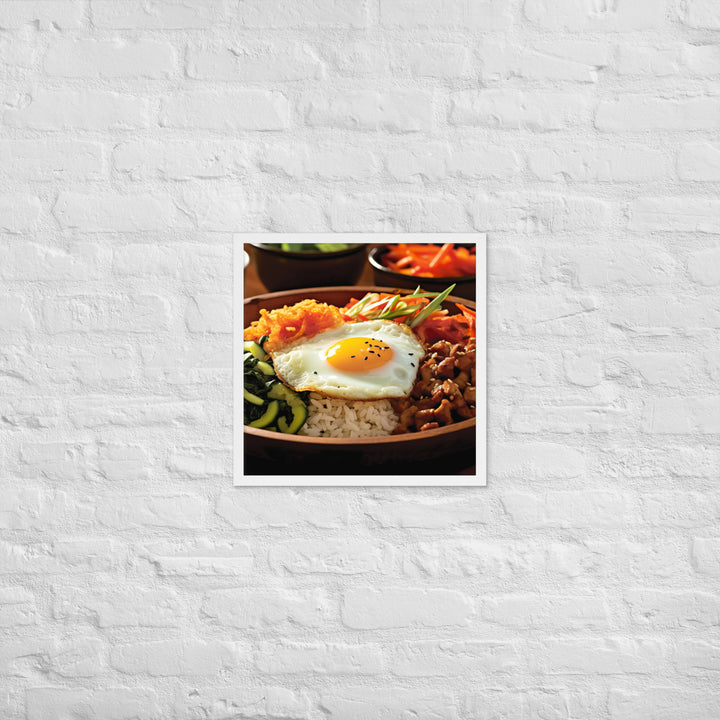 Bibimbap Framed poster 🤤 from Yumify.AI