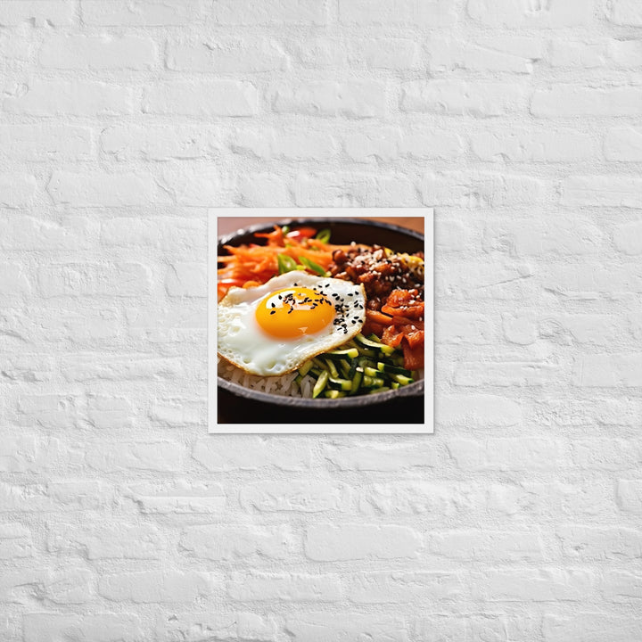 Bibimbap Framed poster 🤤 from Yumify.AI