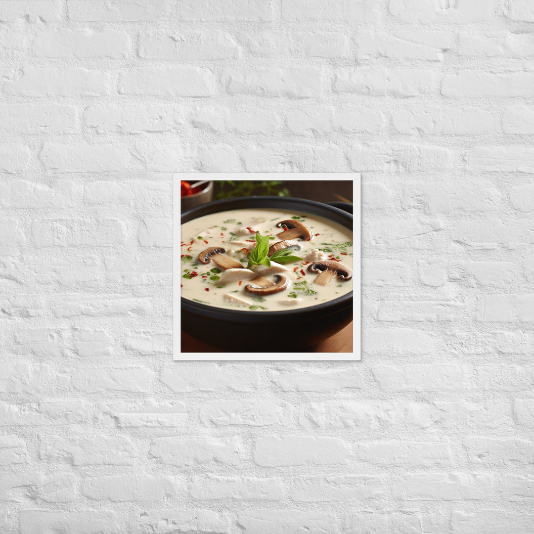 Tom Kha Gai Framed poster 🤤 from Yumify.AI