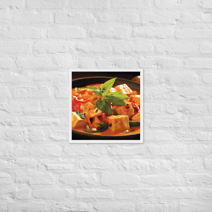 Red Curry Framed poster 🤤 from Yumify.AI