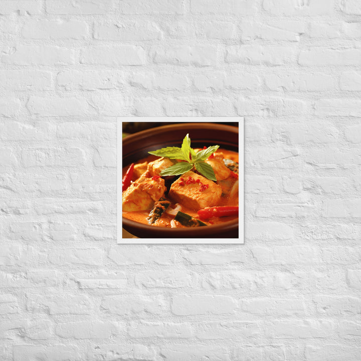 Red Curry Framed poster 🤤 from Yumify.AI