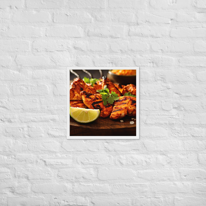 Tandoori Chicken Framed poster 🤤 from Yumify.AI