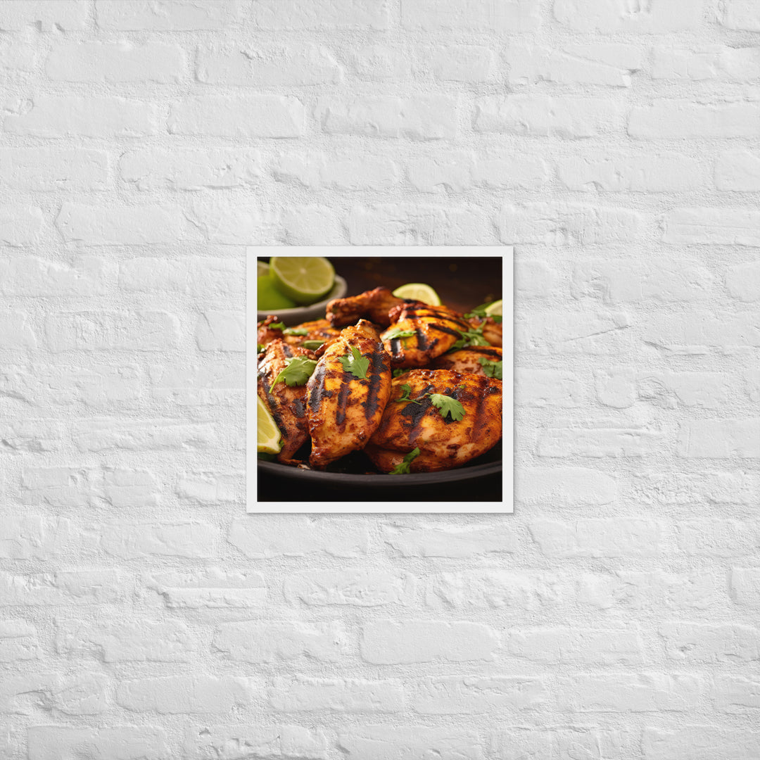 Tandoori Chicken Framed poster 🤤 from Yumify.AI