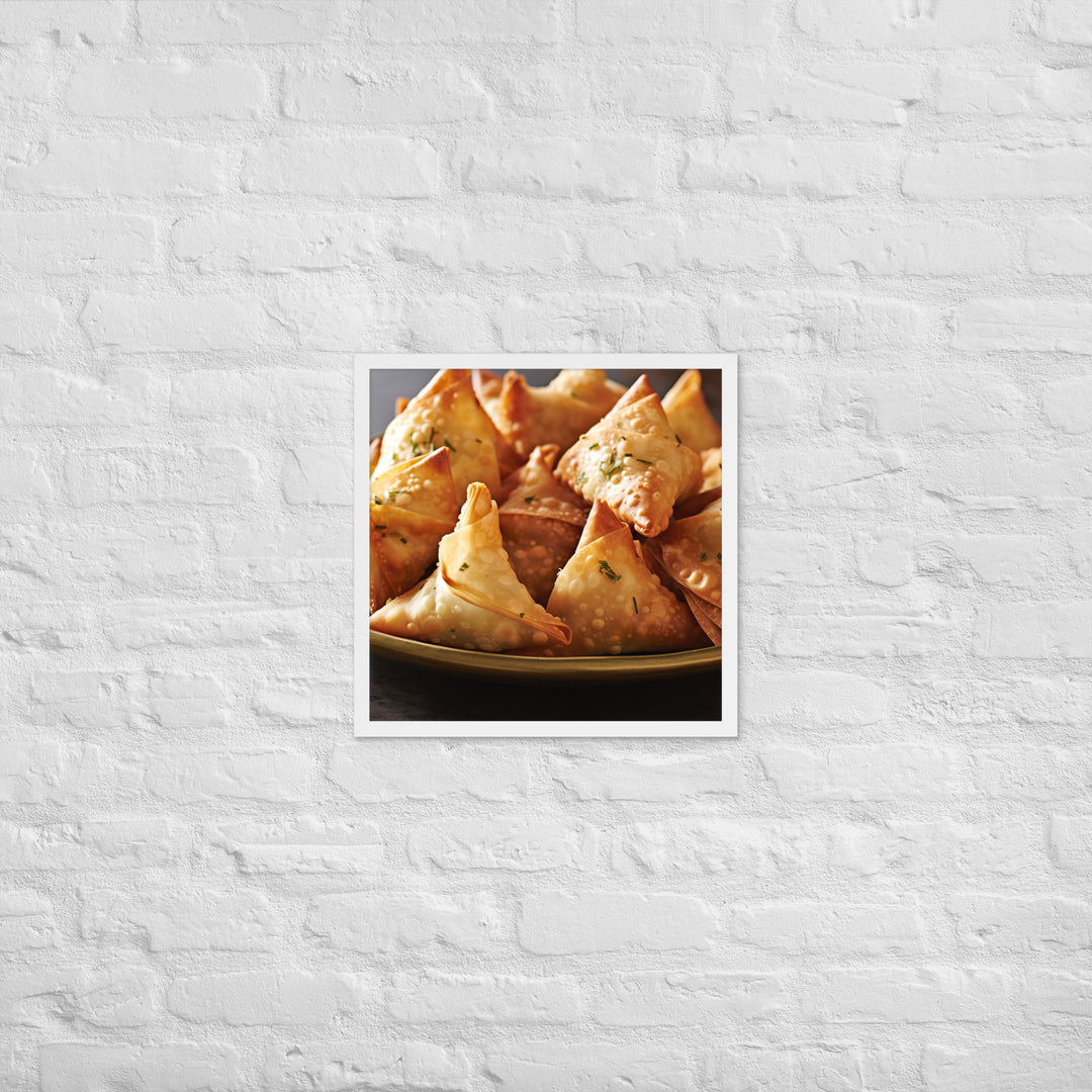 Samosas Framed poster 🤤 from Yumify.AI